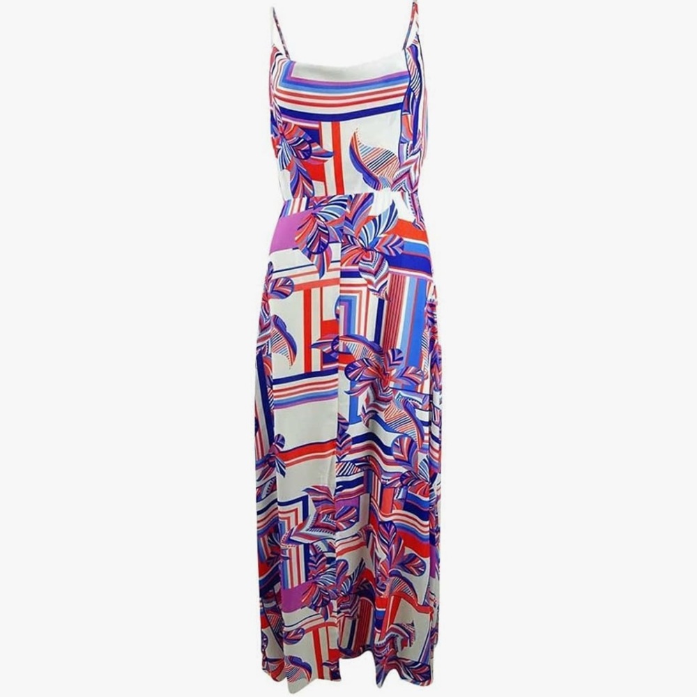 foxiedox Multicolor Geometric Maxi Dress